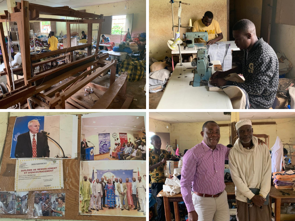 Traditional Weavers in Waraniene Thrive with U.S. Embassy's Self-Help Program